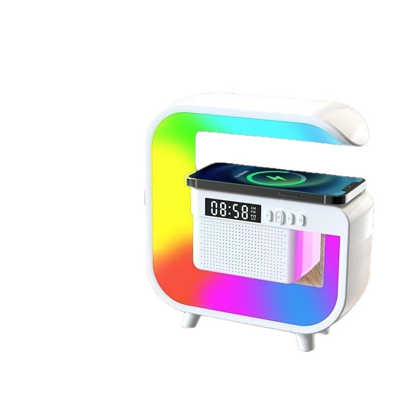 G3 Bluetooth speaker is a multi-functional wireless charging bedside alarm clock with