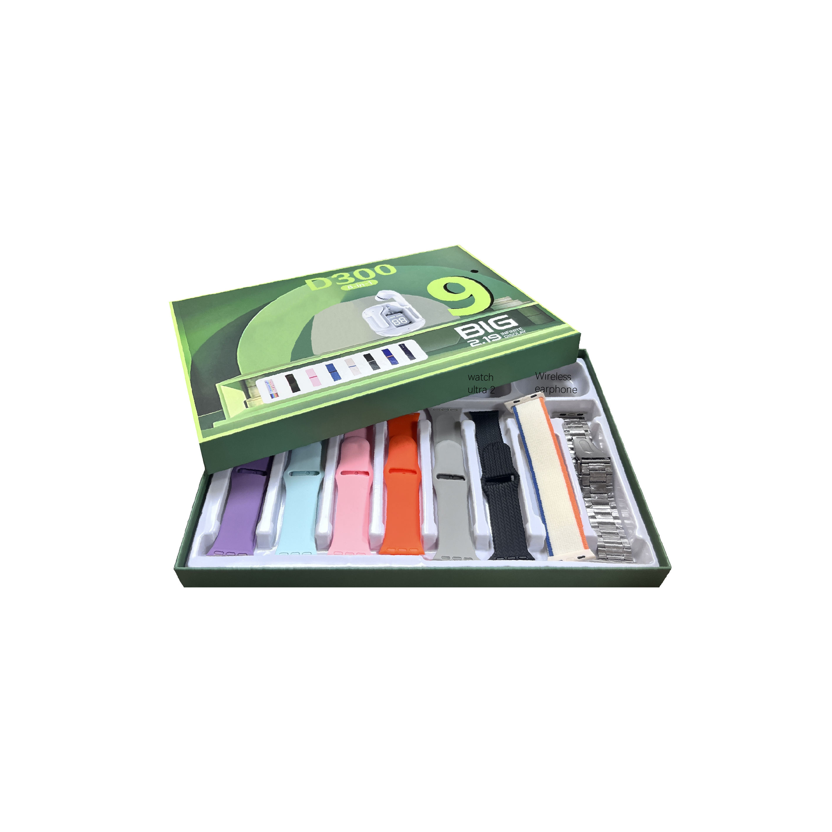 D300 Smart Watch + Free Earbuds