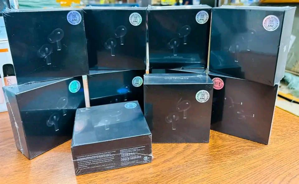 AirPods Pro 2nd Gen Bluetooth Wireless Earbuds - Black Edition Mastercopy